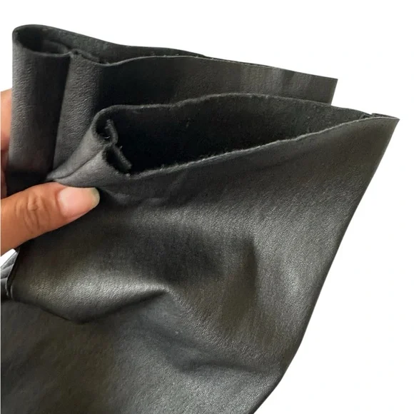 Alice + Olivia Black Lambskin Leather Pants - Picture 10 of 15